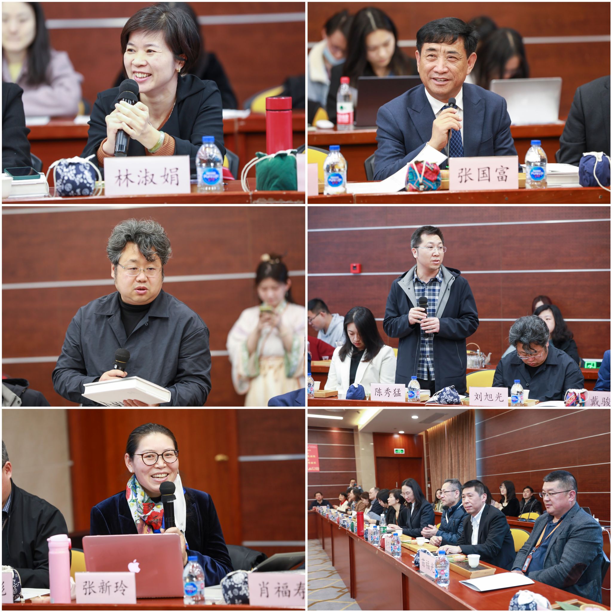 圖十一 林淑娟🧐、張國富、劉旭光、陳秀猛、張新玲做交流發言.jpg 圖十一 林淑娟👳🏽♂️、張國富、劉旭光🛏、陳秀猛👮🏽♂️、張新玲做交流發言.jpg